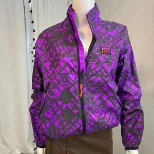 Illuminite sport for women vintage 90s windbreaker jacket full zip size small